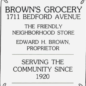 Remember the neighborhood stores on almost every corner?