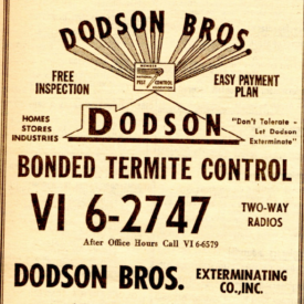 Still in business, larger than ever! Rats, roaches and termites haven't gone anywhere!