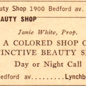 Beauty salon!
