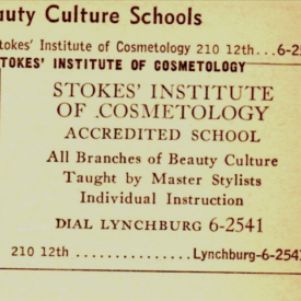Remember Stokes Beauty School!