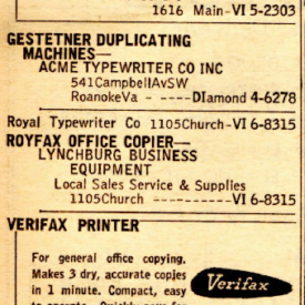 Need a Xerox?