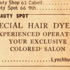 A Black beauty shop downtown!