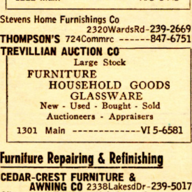 Furniture Stores!