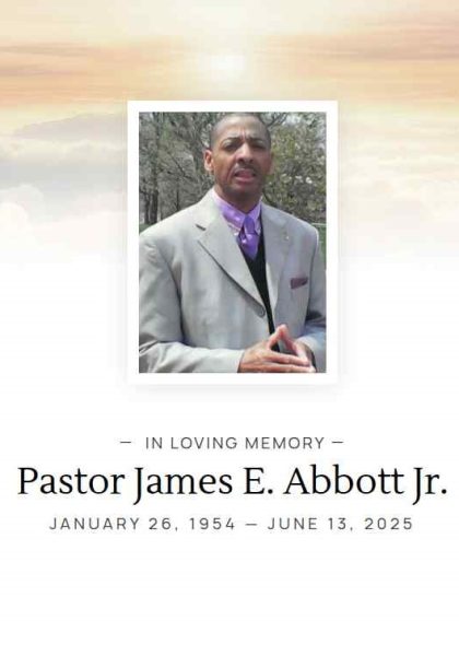 Pastor James E. Abbott Jr.
