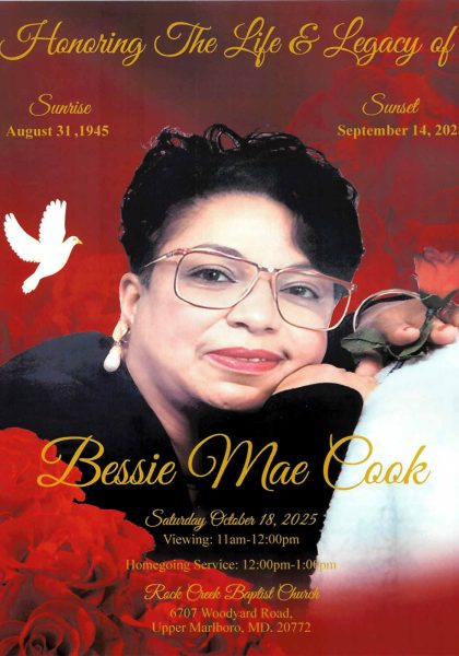 Bessie Mae Hamlett Cook DHS-'64.