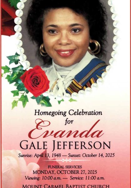 Evandar Gale Jefferson DHS-'66.