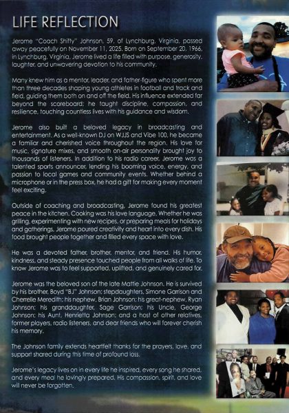 Coach Jerome "Shifty J" Johnson-obituary