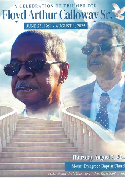 Floyd Arthur Calloway Sr. CCHS-'69 .