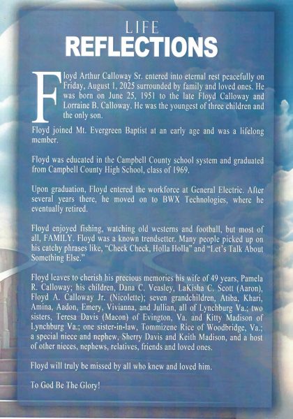 Floyd Arthur Calloway-obituary