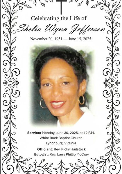 Shelia Wynn Jefferson DHS-'70.