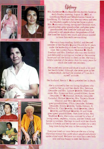 Katherine Davis-obituary