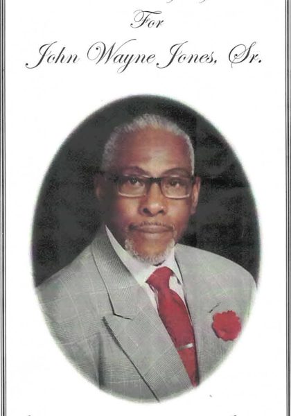 Deacon John Wayne Jones Sr. CCHS-'67