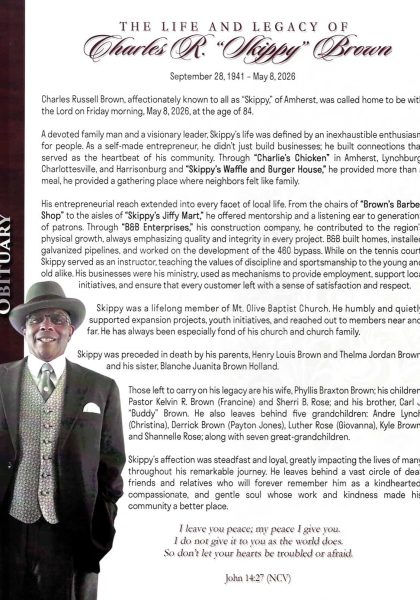 Charles R. "Skippy" Brown-obituary