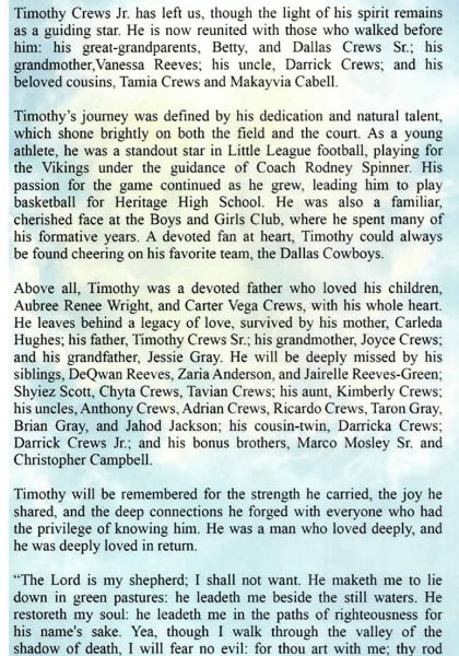 Timothy Lamark Crews Jr.-obituary
